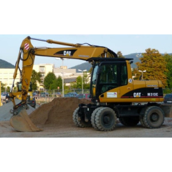 Serwisowe instrukcje napraw do koparka kołowa Caterpillar M313C BDR WHEELED Excavator Schematy instalacji